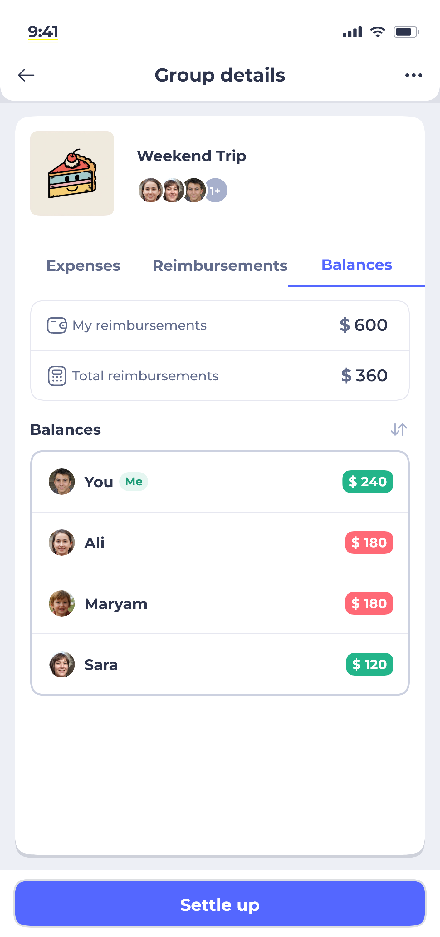 Donget app — plan details screen