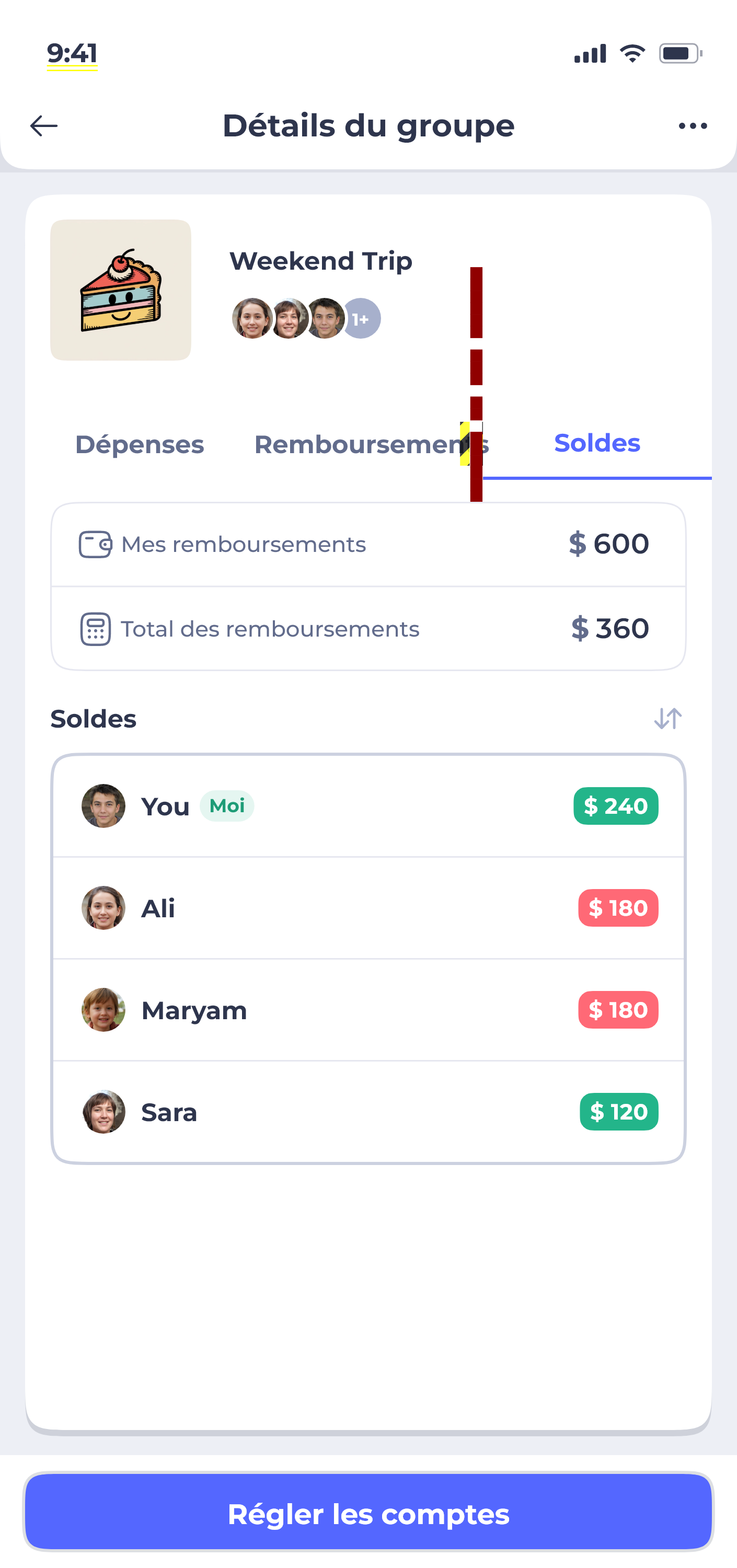 Donget app — plan details screen