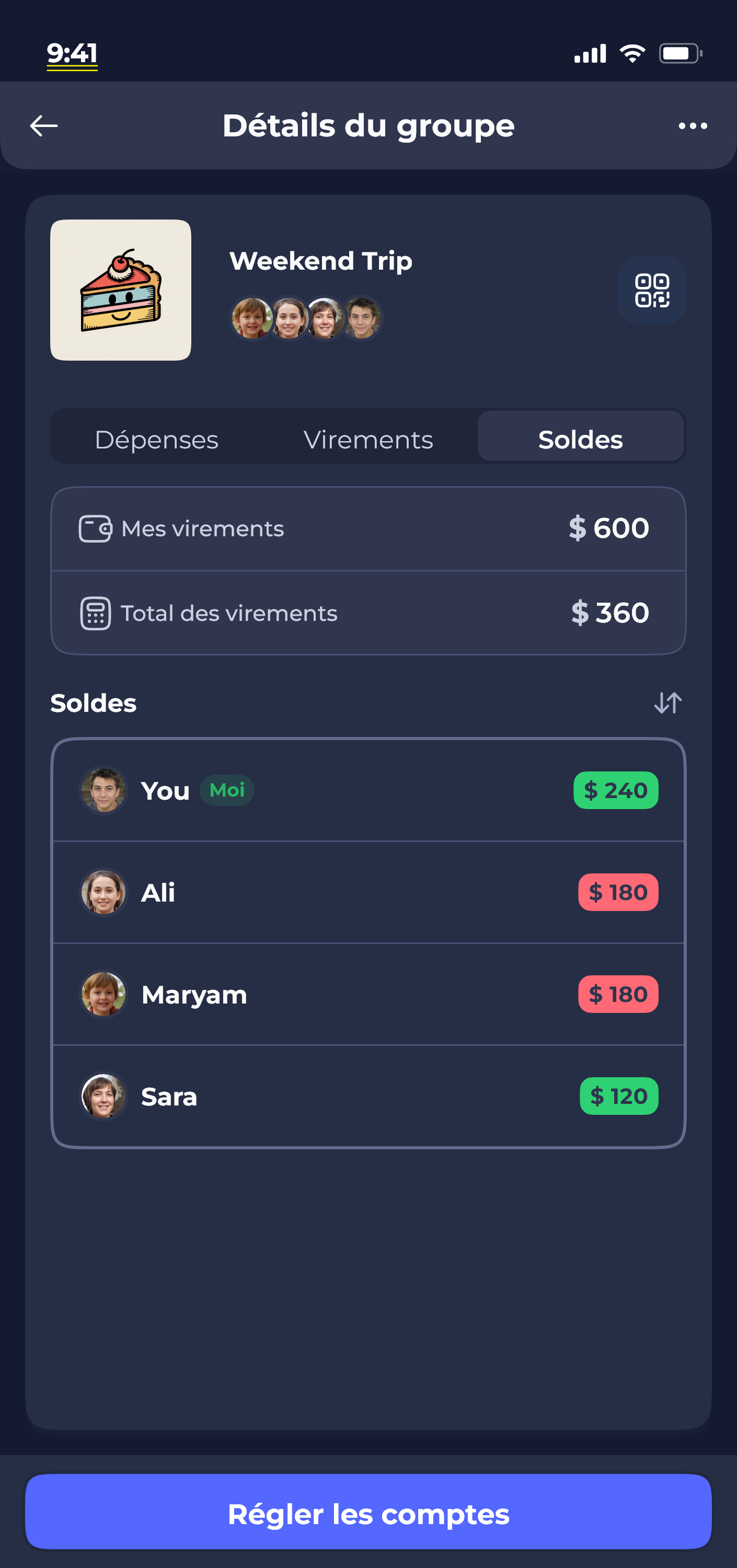 Donget app — plan details screen